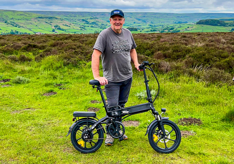 E-Bike mit Lithiumbatterie