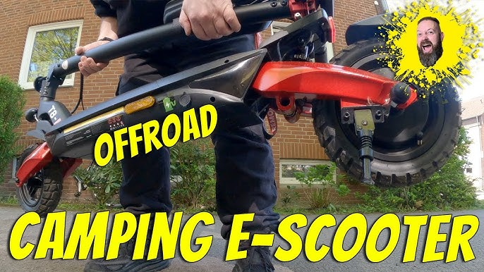 Der perfekte Camping Elektro Roller (isinwheel T8 Offroad E-Scooter)
