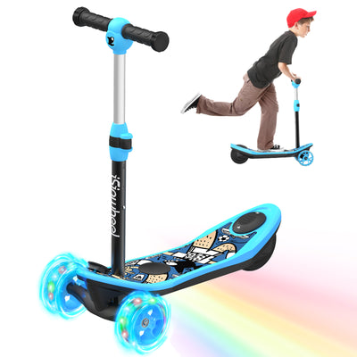 isinwheel Mini-Elektroroller mit 3 Rädern für Jungen im Alter von 3–12 Jahren