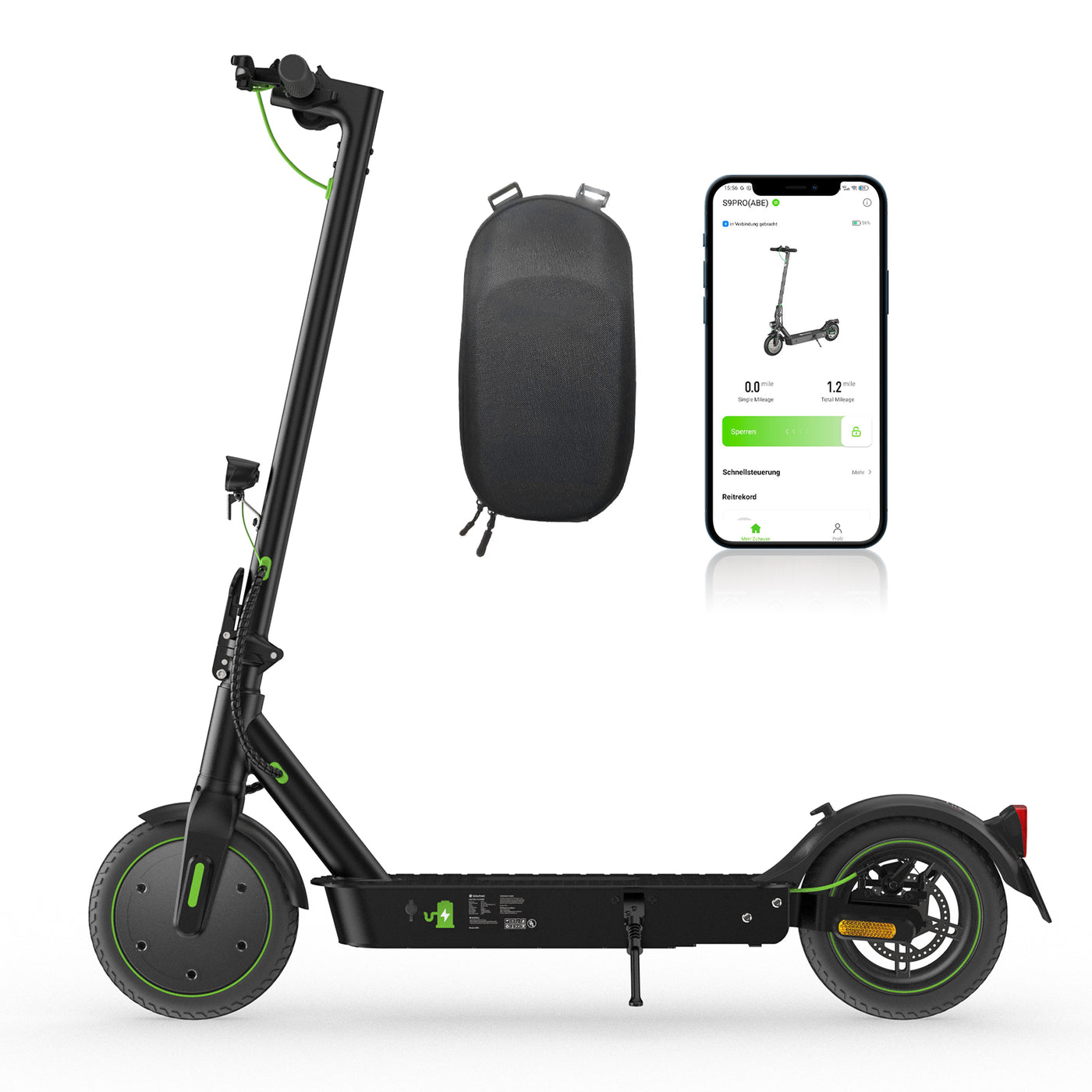isinwheel S9Pro Elektroroller für Erwachsene 350W