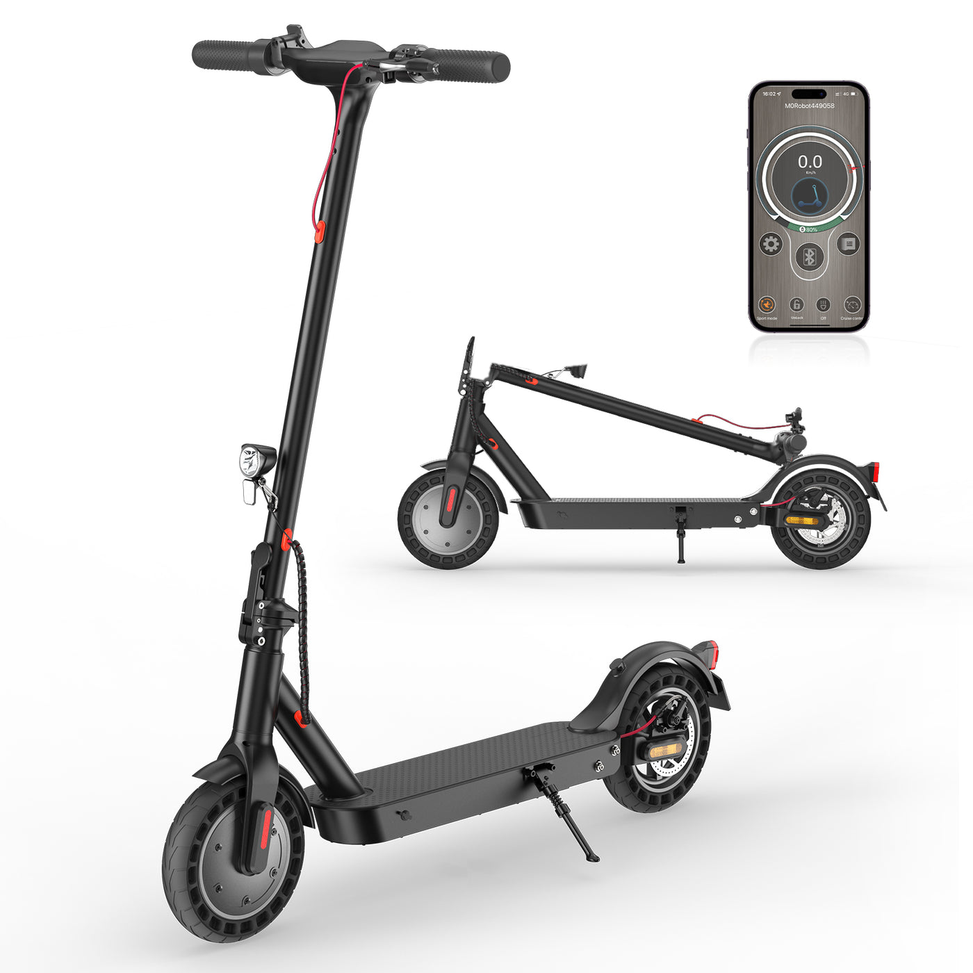 E9TMax E-Scooter Mit Straßenzulassung 500W 40km Reichweite (ABE,eKFV)