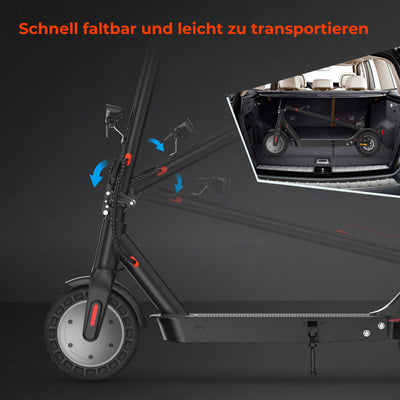 E9TMax E-Scooter Mit Straßenzulassung 500W 24,8Meilen (ABE,eKFV)