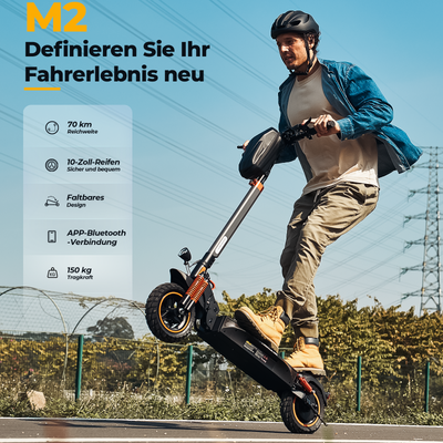 M2 All-Terrain Off-Road E-Scooter Mit Straßenzulassung 1000W Motor (ABE,eKFV)