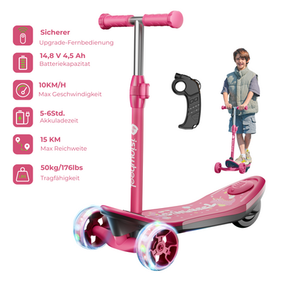 isinwheel S7/MiniSpider Elektroroller für Kinder und Jugendliche (Höhenverstellbar)