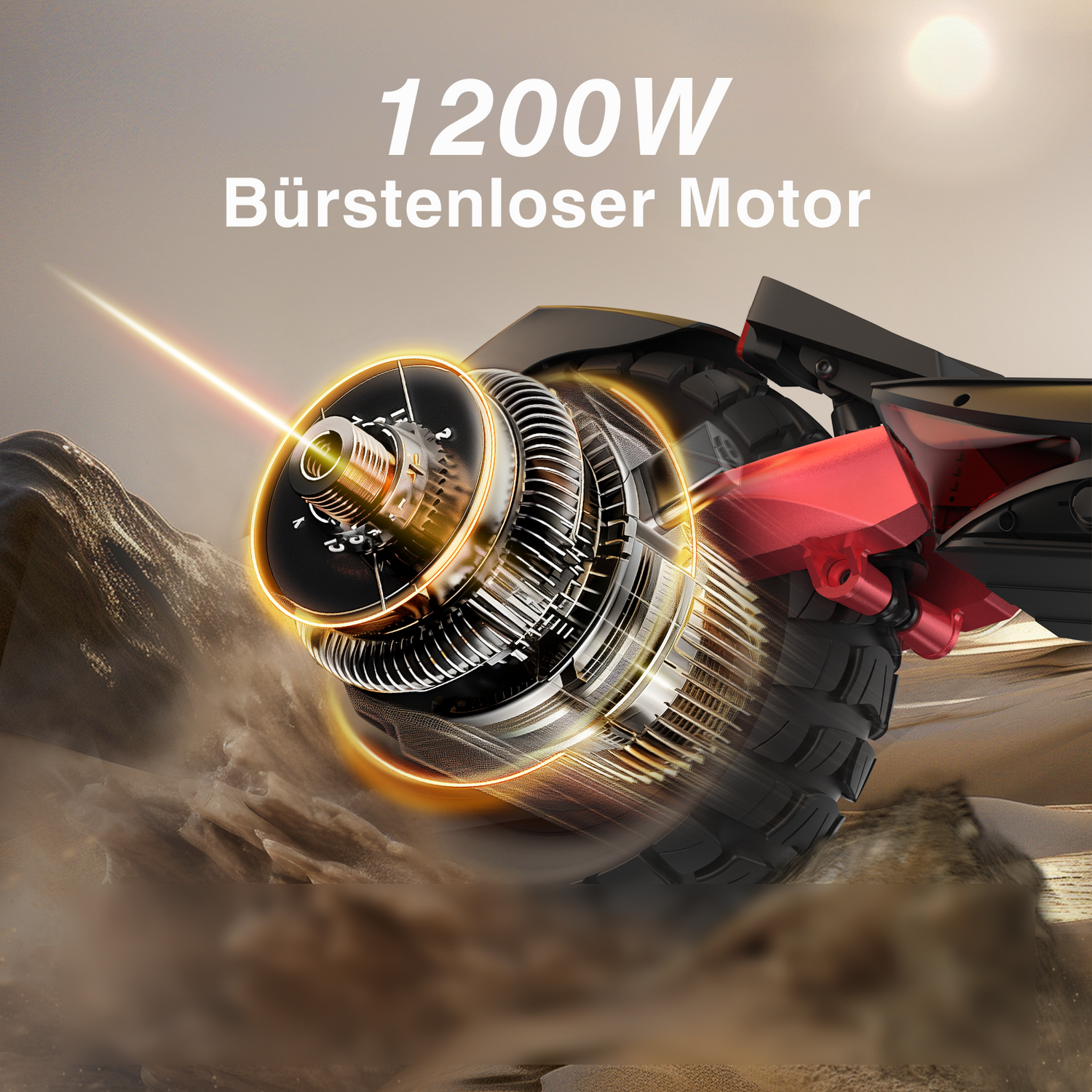 1200W bürstenloser Motor