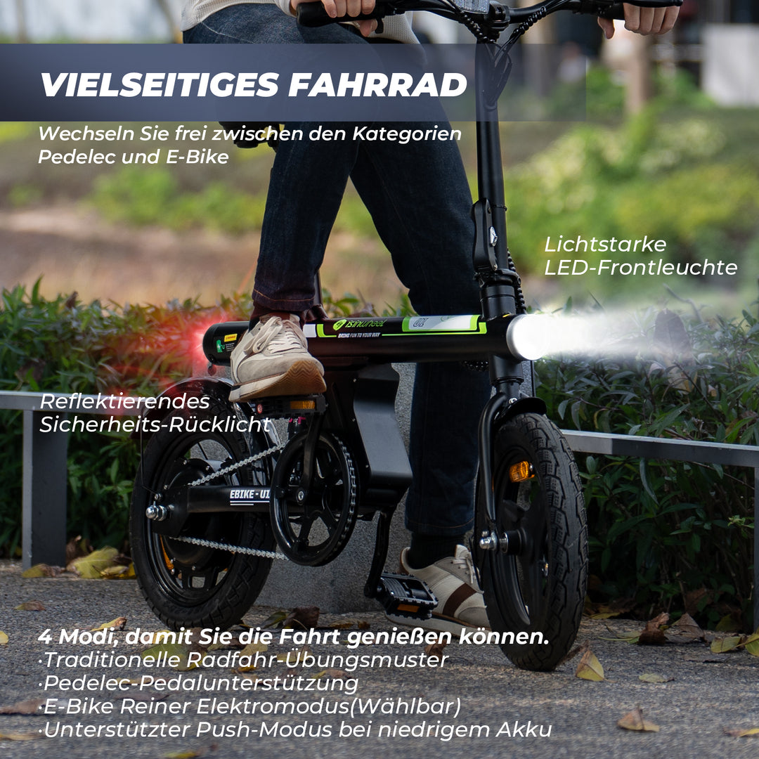 fahrrad willner ingolstadt e-bikes isinwheel U1 Ultraleicht Faltbares E-Bike