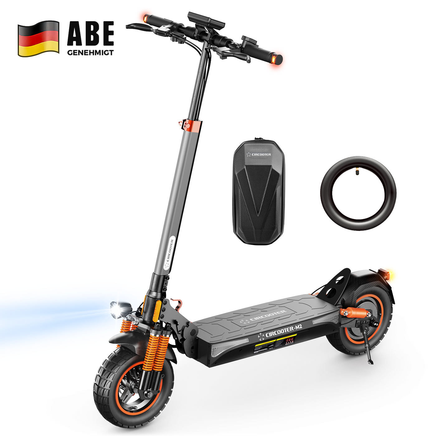 M2 All-Terrain Off-Road E-Scooter Mit Straßenzulassung 1000W Motor (ABE,eKFV)