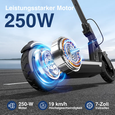 isinwheel S7/MiniSpider Elektroroller für Kinder und Jugendliche (Höhenverstellbar)