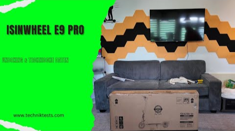 isinwheel E9 Pro Unboxing leichter letzte Meile E-Scooter mit 13kg / ABE / Straßenzulassung