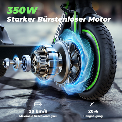 isinwheel S9Pro Elektroroller für Erwachsene 350W
