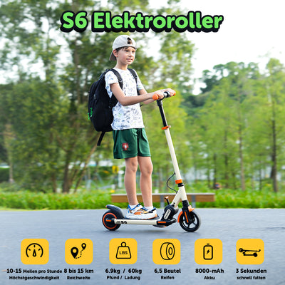 isinwheel Elektroroller für Kinder und Jugendliche (Höhenverstellbar)