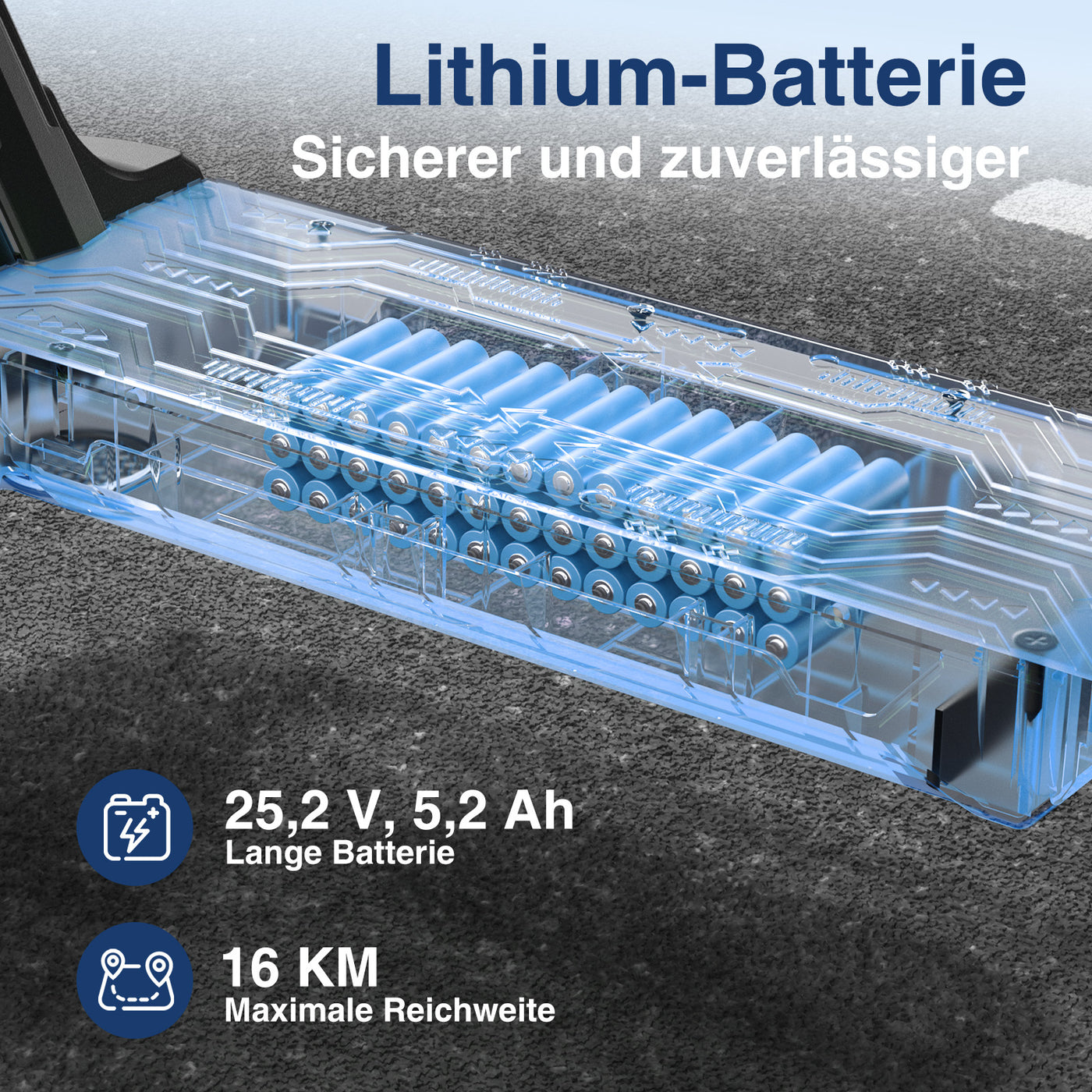 isinwheel S7/MiniSpider Elektroroller für Kinder und Jugendliche (Höhenverstellbar)