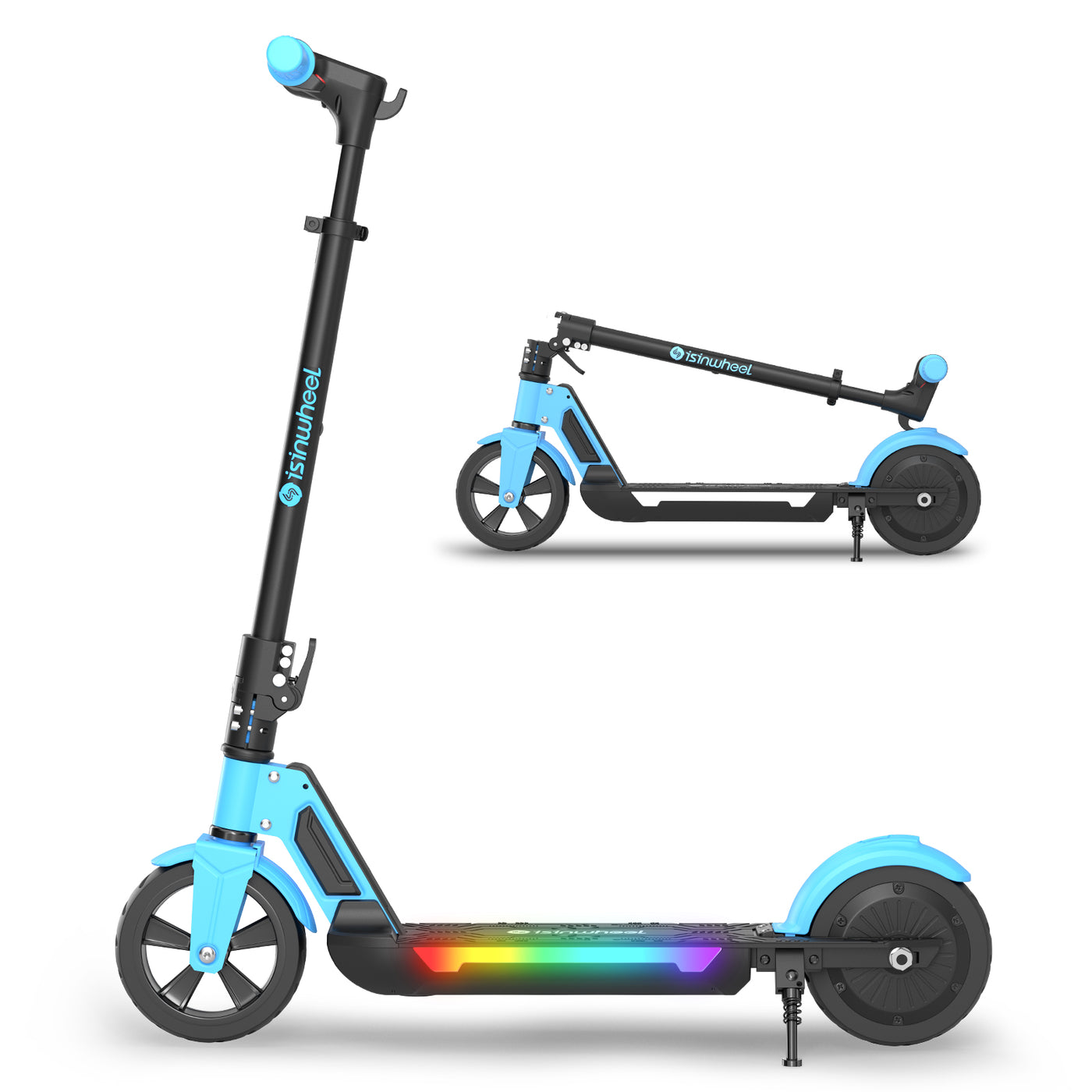 isinwheel S7/MiniSpider Elektroroller für Kinder und Jugendliche (Höhenverstellbar)
