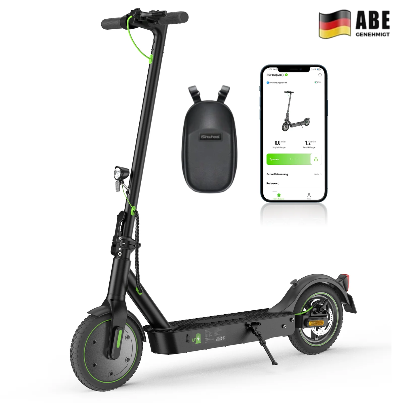 isinwheel S9Pro E-Scooter Mit Straßenzulassung (ABE,eKFV)