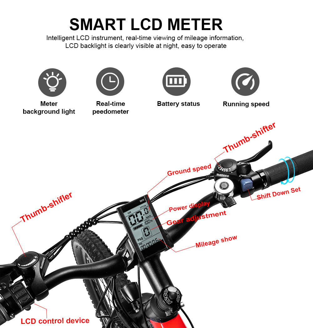 e bike LED Bildschirm