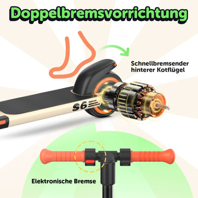 isinwheel Elektroroller für Kinder und Jugendliche (Höhenverstellbar)
