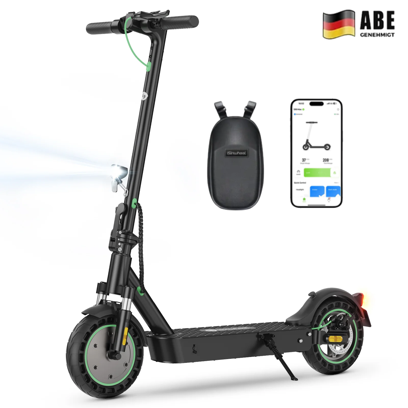 isinwheel S9MAX E-Scooter Mit Straßenzulassung