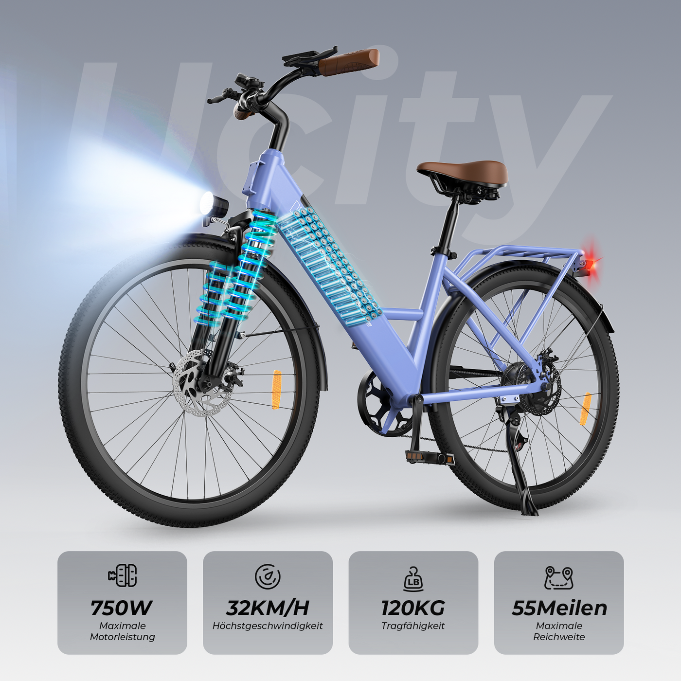 U2 Tiefeinsteiger E-Bike Damen Und Herren