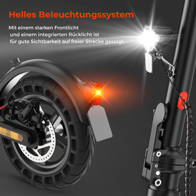 E9TMax E-Scooter Mit Straßenzulassung 500W 24,8Meilen (ABE,eKFV)