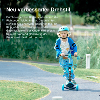 isinwheel Mini-Elektroroller mit 3 Rädern für Jungen im Alter von 3–12 Jahren