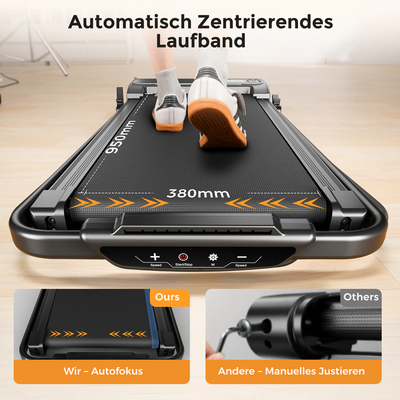 JT52 2-in-1 Laufband mit verstellbarer Steigungsfunktion