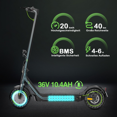 isinwheel S9MAX E-Scooter Mit Straßenzulassung