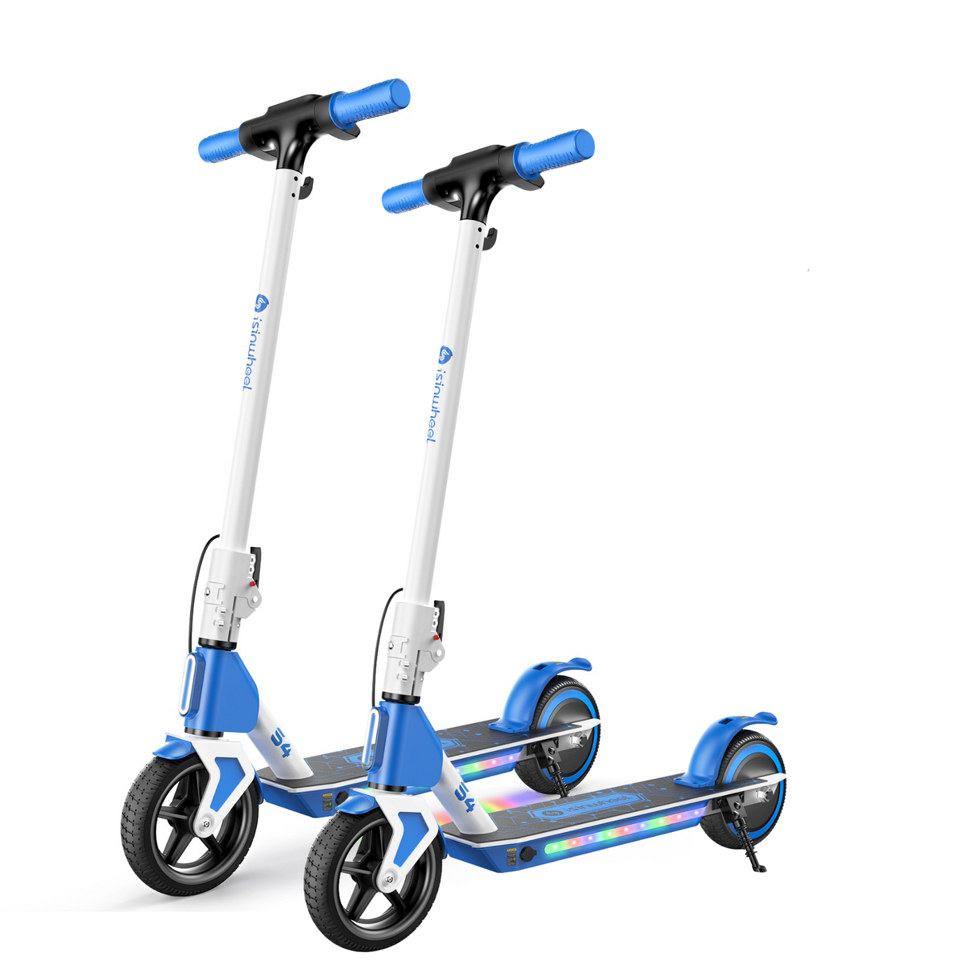 isinwheel MiniSpider 2-in-1 Elektro-Scooter und Skateboard für Kinder