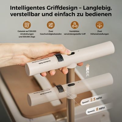 isinwheel 20-Zoll Elektro-Trolley, flugzeugtauglich für die Kabine