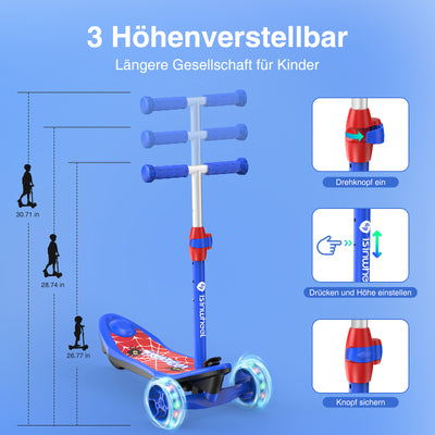 isinwheel MiniSpider 2-in-1 Elektroroller für 3+ Jahre Kinder