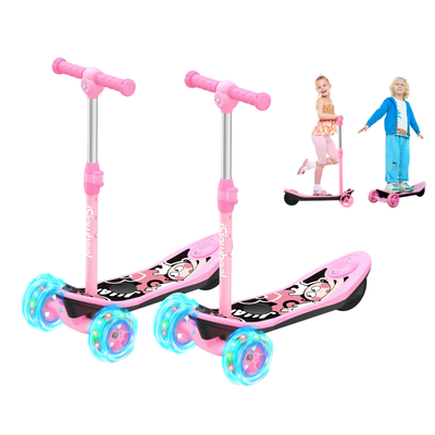 MiniSpider 2-in-1 Elektrischer Dreirad-Kinderscooter und Skateboard für Kinder ab 3 Jahre (Höhenverstellbare)