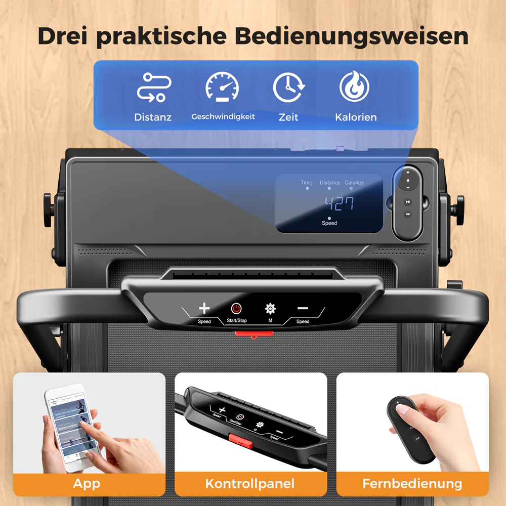 JT52 2-in-1 Laufband mit verstellbarer Steigungsfunktion