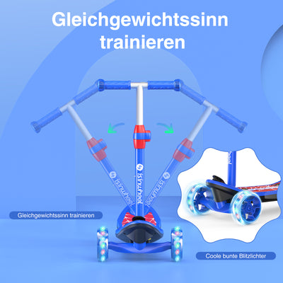 isinwheel MiniSpider 2-in-1 Elektroroller für 3+ Jahre Kinder