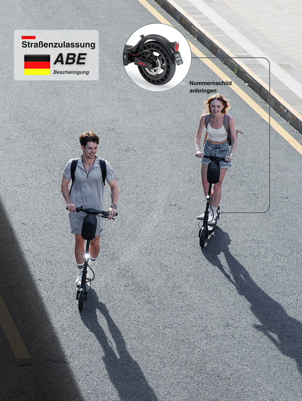 E9TMAX Pendler E-Scooter