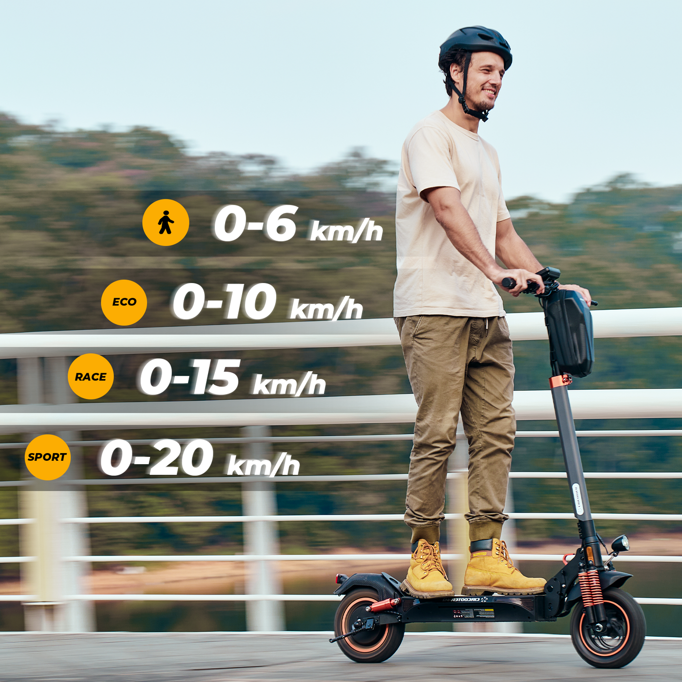 M2 All-Terrain Off-Road E-Scooter Mit Straßenzulassung 1000W Motor (ABE,eKFV)