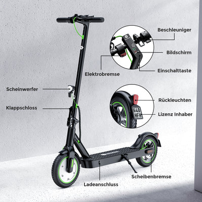 isinwheel S9Pro Elektroroller für Erwachsene 350W