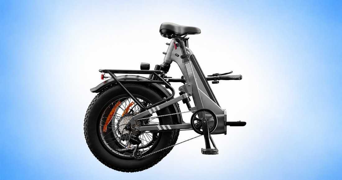 opgevouwen isinwheel EB8 elektrische fiets