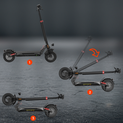isinwheel T4 Offroad-E-Scooter Mit Straßenzulassung 1000W Motor 70KM Reichweite (ABE,eKFV)