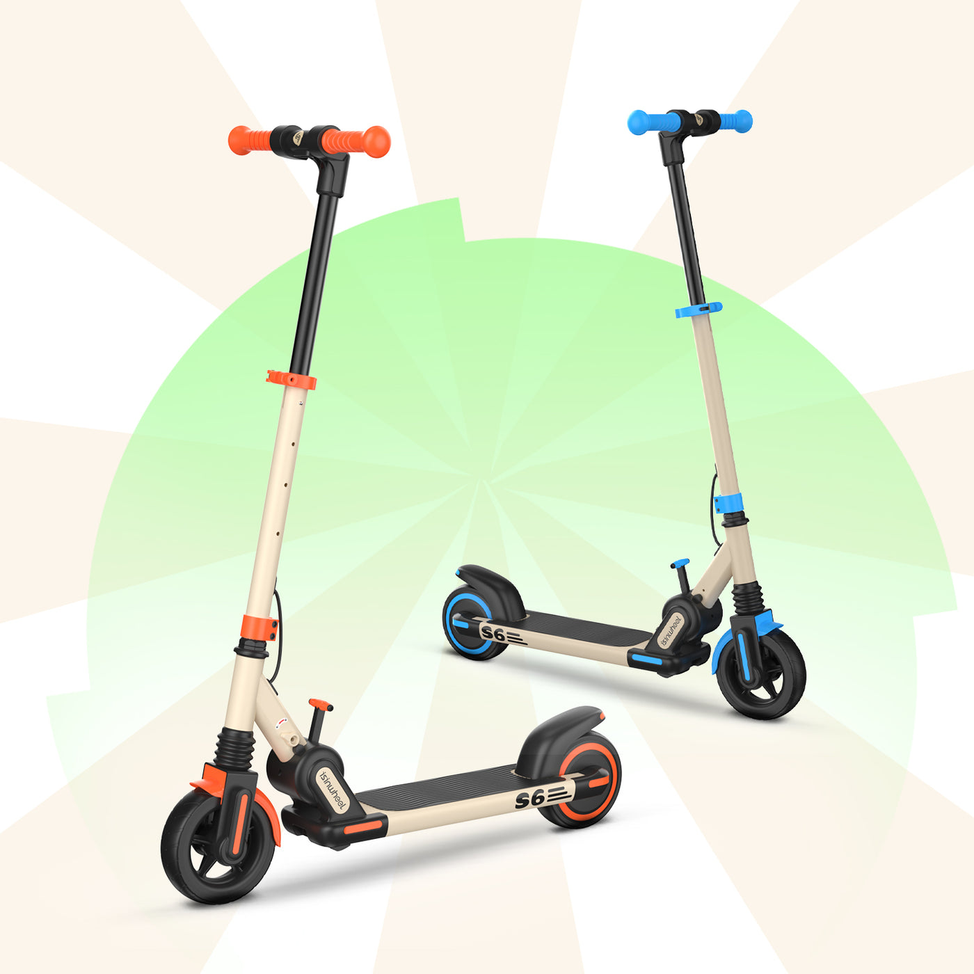 isinwheel Elektroroller für Kinder und Jugendliche (Höhenverstellbar)