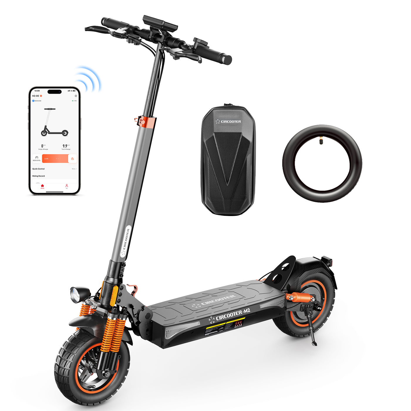 M2 All-Terrain Off-Road E-Scooter Mit Straßenzulassung 1000W Motor (ABE,eKFV)
