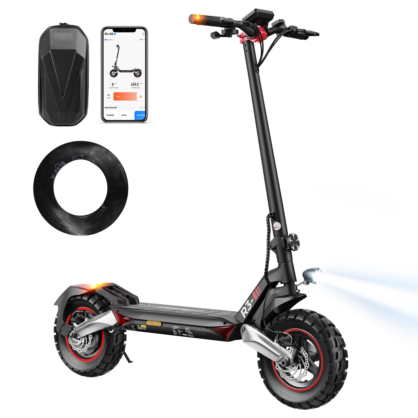 R3 Offroad-E-Scooter Mit Straßenzulassung 1200W Motor 100KM Reichweite