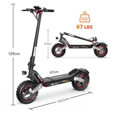 R3 Offroad-E-Scooter Mit Straßenzulassung 1200W Motor 100KM Reichweite