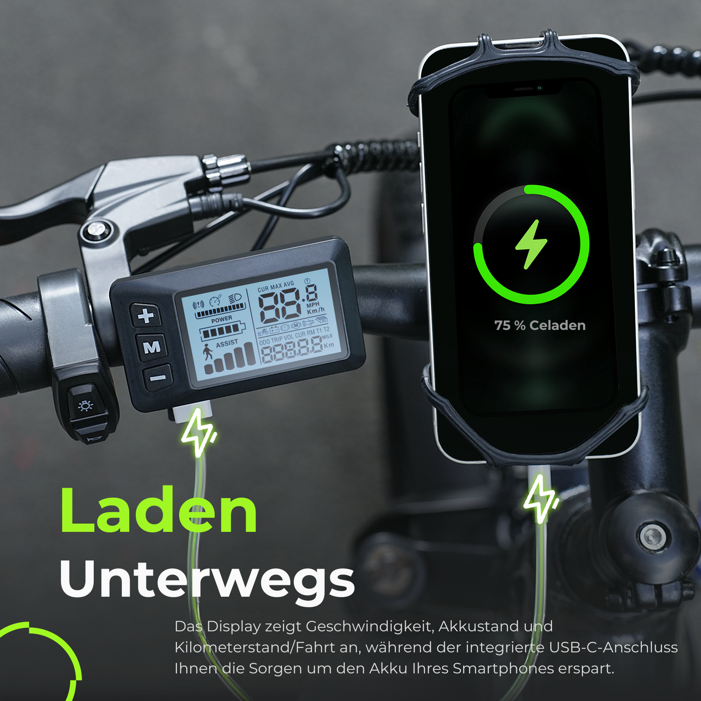 isinwheel M60 750W All-Terrain-E-Bike