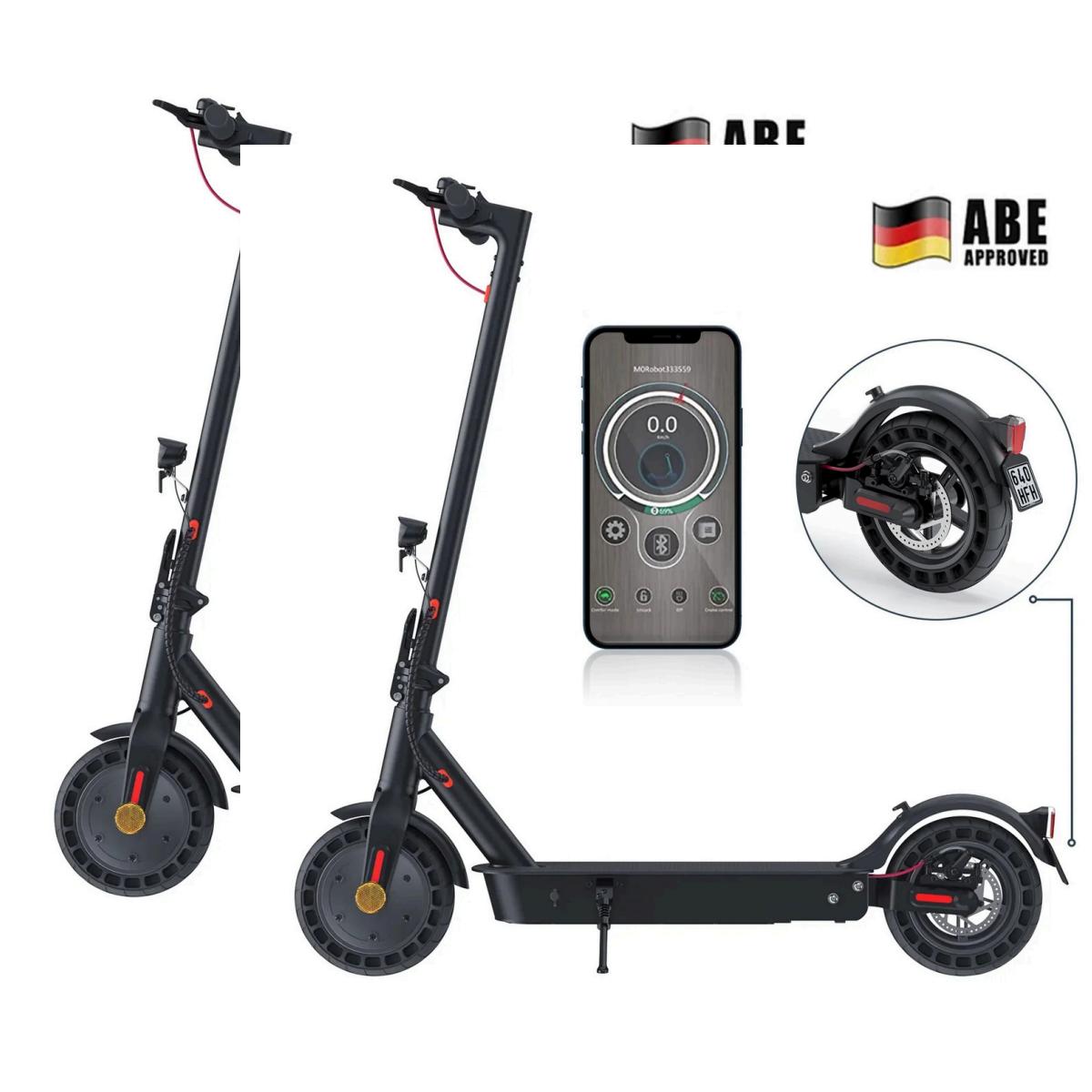 E Scooter Mit Federung Und Straßenzulassung E9Max E-Scooter Mit Federung 40km Reichweite | isinwheel