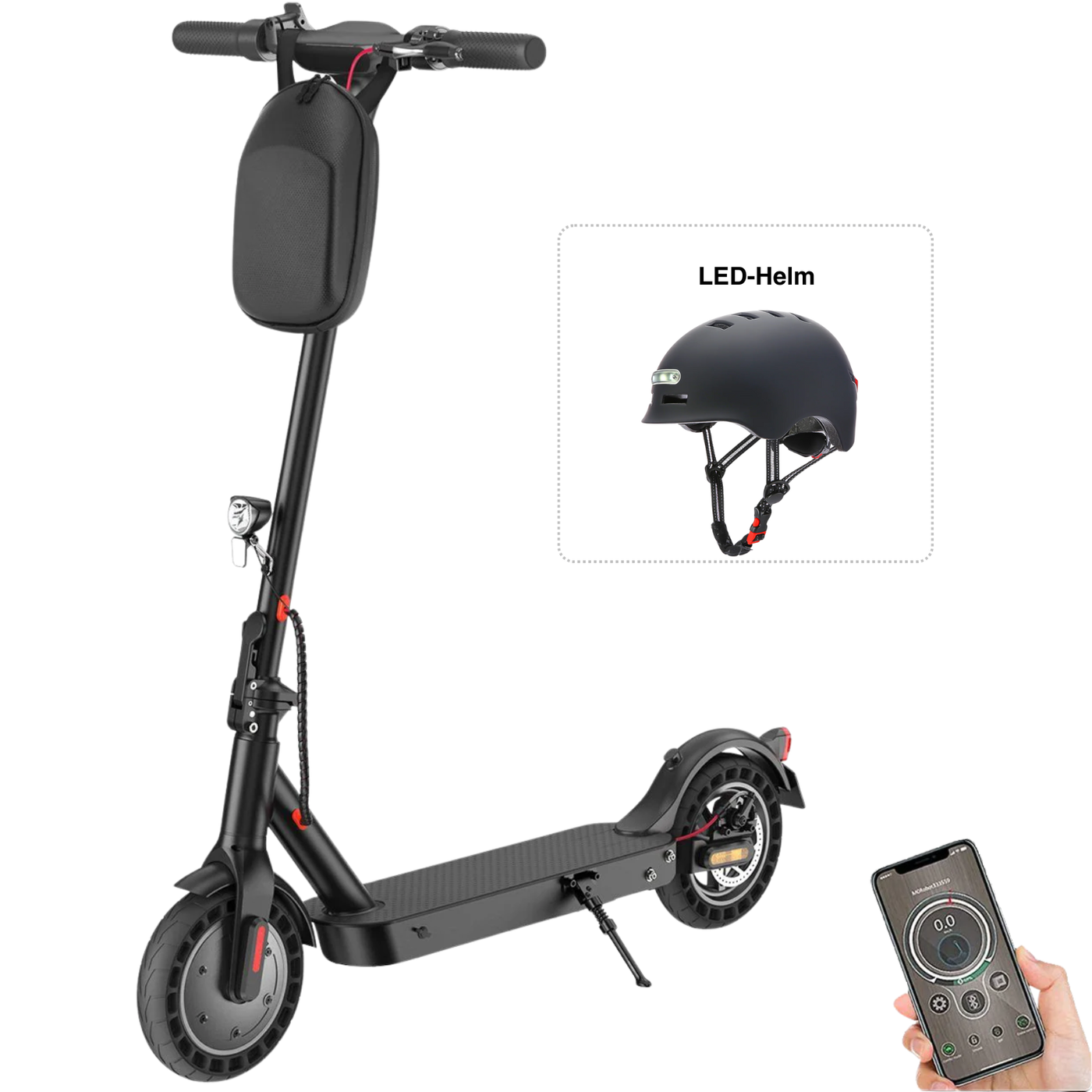 E9TMax E-Scooter Mit Straßenzulassung 500W 24,8Meilen (ABE,eKFV)