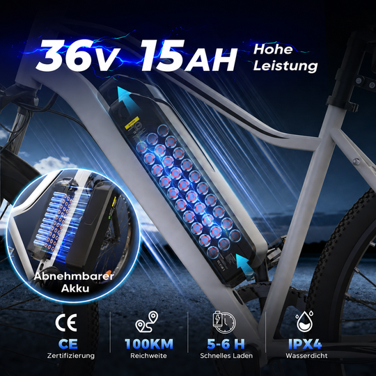 fahrradbeleuchtung set stvzo Popolic Fahrradlicht LED StVZO-30/15 LUX Set 360° Beleuchtung-IPX4 Wasserdicht mit USB Akku Fahrradlampe Bis zu 10h-Frontlicht & Rücklicht für Erwachsene Kinder Sport & Freizeit Holzbox Set sechseckig | Category:Fahrräder_Shimano Cues SL U4010  Rapidfire Plus Battery:Dual Battery(20Ah+20Ah)