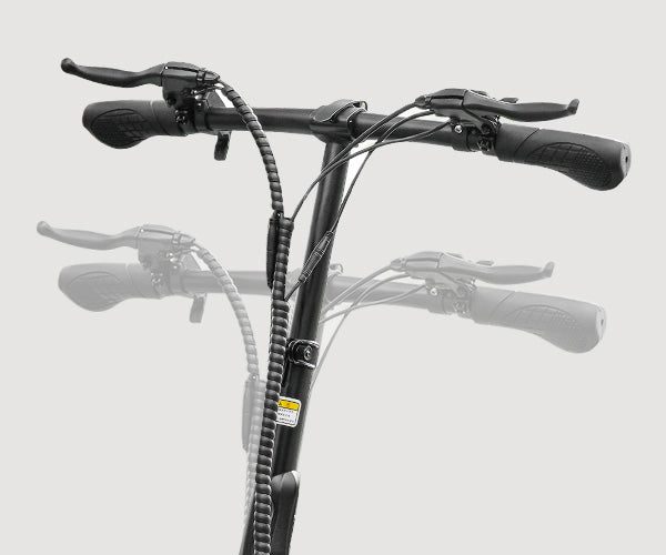 E-Bike mit LCD-Display