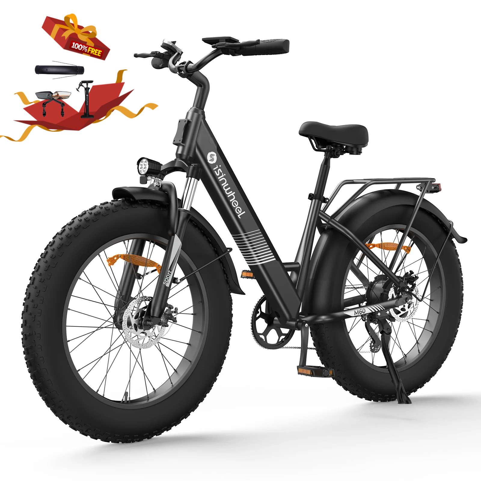 R6 26 Zoll Fat E-Bike 900W 100KM | isinwheel DE
