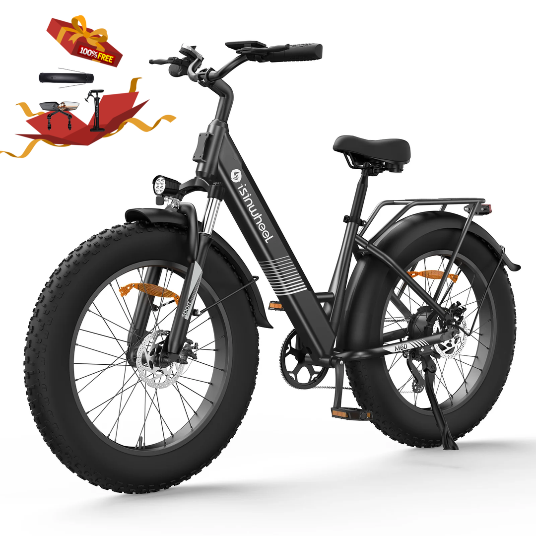 M60 E-Bike Fatbike Cruiser 26 Zoll Fat Tire 750W | isinwheel DE