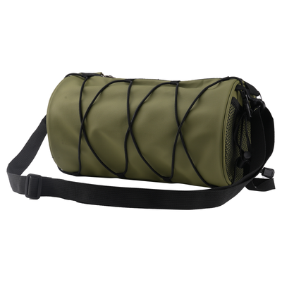 Multifunktionale zylindrische Lenkertasche für E-Bike(Grün / Schwarz)