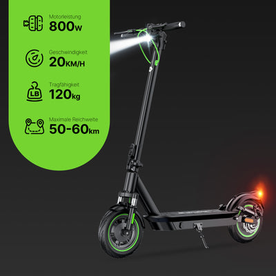 E9TMax E-Scooter Mit Straßenzulassung 500W 24,8Meilen (ABE,eKFV)